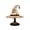 D, variant on Halloween Decoration Witch Hat Light, Resin Stained Witch Hat LED Lamp, Vintage Gothic Halloween Witch Hat Desk Lamp for Indoor Home Office Party Decor