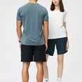 thumbnail image 6 of Athletic Shirts for Men Short Sleeve Quick Dry Workout Running Gym Sport Exercise Tee Moisture Wicking, 6 of 7