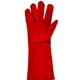thumbnail image 2 of Guantes de cuero rojo - Guantes de soldadura para soldadores de seguro laboral Cuero especial Anti-escaldado de alta temperatura Engrosamiento de doble capa Resistente al desgaste, 2 of 5