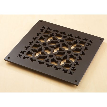 

Reggio Registers 1010-Anh Scroll Series 8 X 8 Floor Grille - Bronze