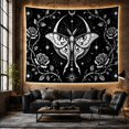 thumbnail image 5 of Moon Potion Bottle and Moths Tapestry Wall Hanging, 5 of 6