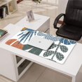 thumbnail image 3 of Long Mouse Pads for Desk,Blue Boho Plant Pattern Desk Mats on Top Of Desks, Desk Mouse Pad Extra Large with 3mm Non-Slip Base and Stitched Edge for Gaming,Office,Work,Home 31.5"x15.7", 3 of 6