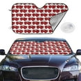 thumbnail image 2 of Fotbe Cute Red Crab Car Windshield Sunshade | Sun Visor Protector Front Window Shade, Keeps Out UV Rays, Keeps Your Vehicle Cool-Medium, 2 of 7