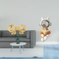 thumbnail image 2 of Tirador decorativo de latón con forma de lazo, ideal para cajones, armarios, cómodas y muebles de baño., 2 of 8