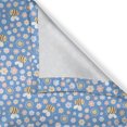 thumbnail image 6 of Ambesonne Summer Valance & Curtain, Pastel Flowers and Bees Art, 55"x45", Blue Coral and Beige, 6 of 7