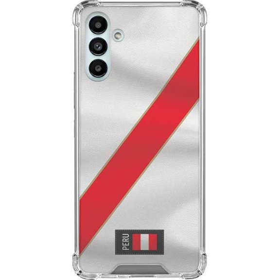 Skinit Countries of the World Peru Soccer Flag Galaxy A13 5G Clear Case