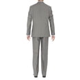 thumbnail image 2 of se salvatore exte men's two button modern fit suit set, striped gray, 46 regular us/56r eu/w 40", 2 of 6