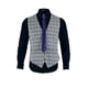thumbnail image 3 of INSPIRE CHIC Corbata ajustable de pura seda para hombres, decorativa, color azul marino, talla única, 3 of 7