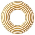 thumbnail image 1 of SHISUYAN Inflatable Float Swimming Ring Beach Pool Party Swimming Ring PVC Striped Swimming Ring Size 90#, 1 of 9