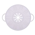 thumbnail image 3 of Tapa de silicona antiderrames, multifuncional, para cocinar y freír violeta, 3 of 9