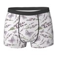 thumbnail image 6 of Men's Boxer Briefs, Lavender And Butterfly Soft Comfy Mens Underwear Boxer Briefs Breathable With Widen Waist, 6 of 7