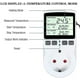 thumbnail image 2 of Termostato de enchufe del controlador de temperatura Digital para contenedor de vidrio de granja de invernadero enchufe de la UE TUNC Sencillez, 2 of 3