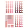 thumbnail image 1 of TFixol 4 Sheets Color Labels Gradient Sticker Cute Stationery Sticker for DIY Scrapbooking Diary Journal Decoration Document Organizing Marking, 1 of 8