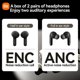thumbnail image 4 of XIAOMI ANC ENC Auriculares inalámbricos verdaderos Bluetooth 5.4 2 pares de auriculares deportivos inteligentes con pantalla táctil a todo color y micrófono, 4 of 5