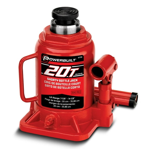 Powerbuilt 20 Ton Shorty Bottle Jack - 647504