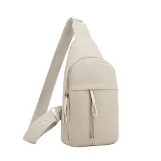 SULCET Vintage Sling Bag For Women - Waterproof Vegan Leather Crossbody Chest Bag Fanny Pack