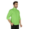 thumbnail image 3 of Bestman Formal Front Button Placket Solid Shirts For Mens Long Sleeve Regular Fit Shirt, 3 of 7