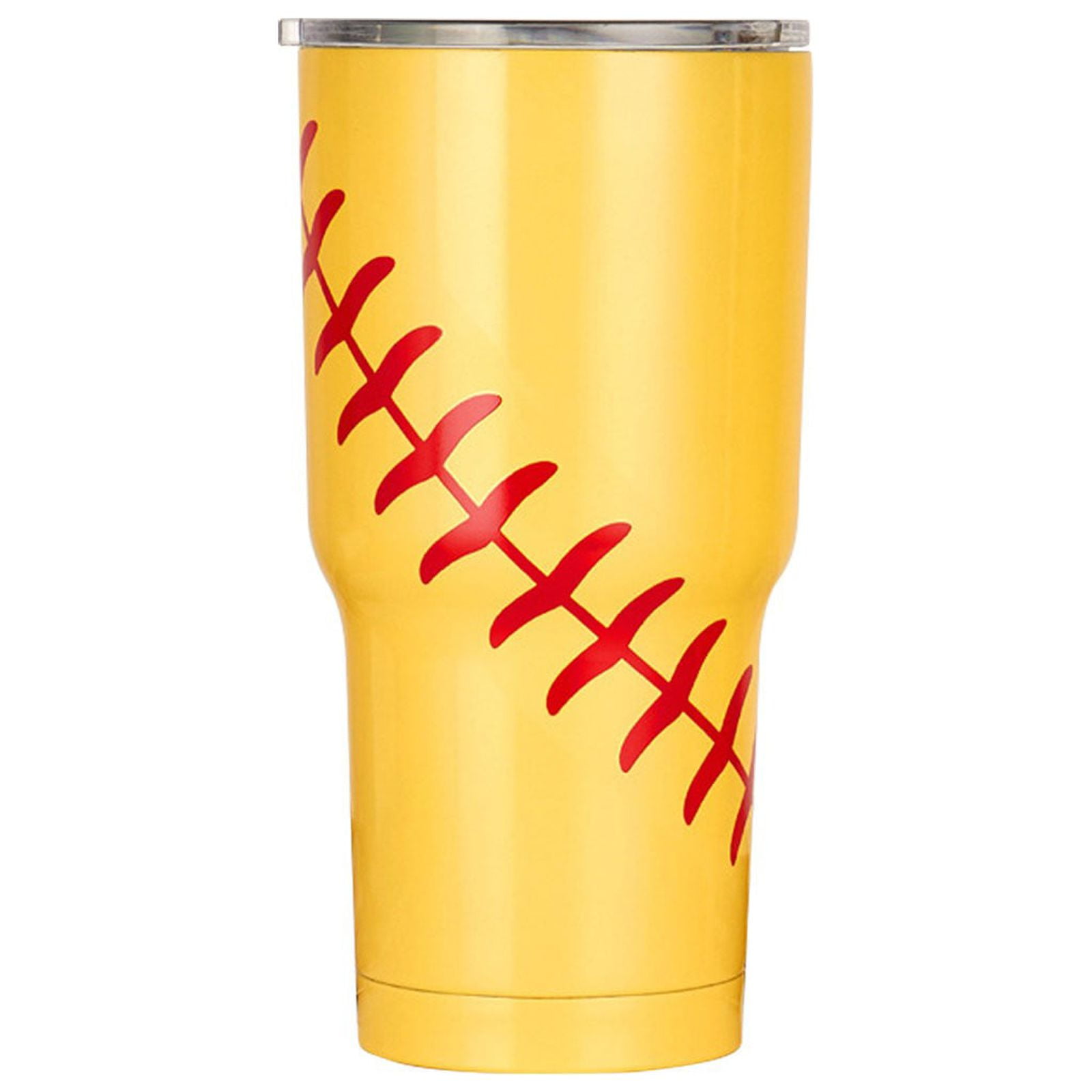 Baseball Cup Sports Travel Cup Coffee Cup with Lid Stainless Steel