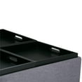thumbnail image 5 of Simpli Home Avalon Coffee Table Storage Ottoman in Slate Gray, 5 of 10