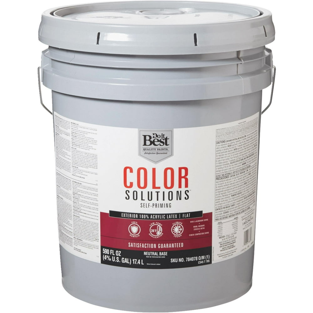 Do it Best Color Solutions 100% Acrylic Latex Self-Priming Flat