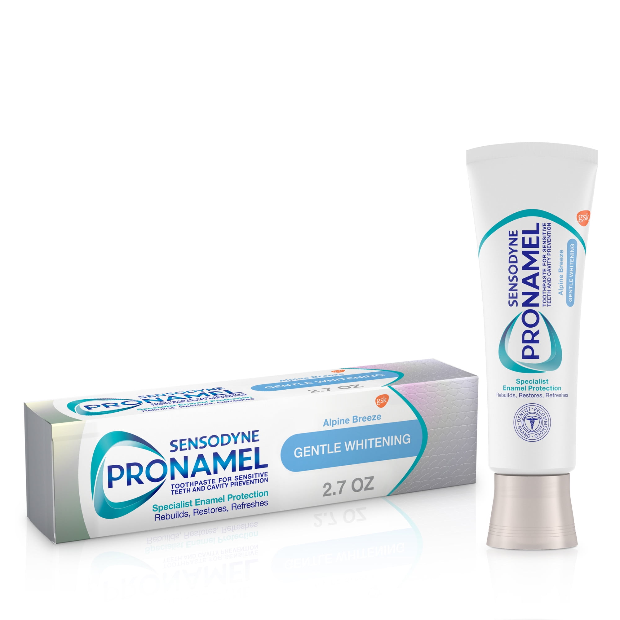 (12 pack) Sensodyne Pronamel Gentle Whitening Enamel Toothpaste for Sensitive Teeth, Alpine Breeze - 2.7 oz