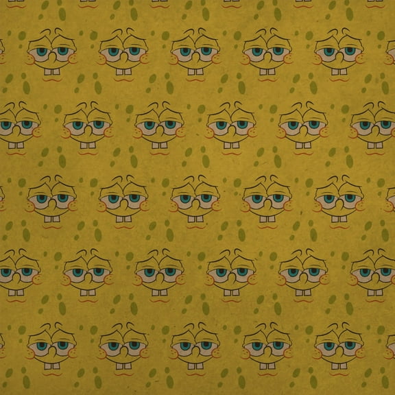 SpongeBob Confident Face Premium Kraft Roll Gift Wrap Wrapping Paper