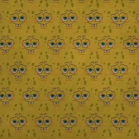 SpongeBob Confident Face Premium Kraft Roll Gift Wrap Wrapping Paper