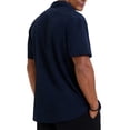 thumbnail image 4 of Njagoc3 Men's Casual Open Placket Short-Sleeve Shirt - Breathable Vacation & Commute Wear, 4 of 6