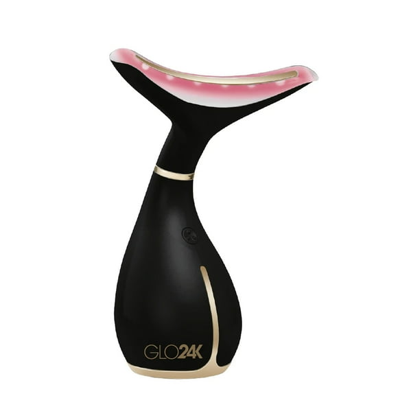 Masajeador Facial y Cuello Térmico con Luz LED GLO24K