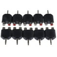 thumbnail image 2 of Adaptador Estéreo Macho A Hembra RCA Dual De 10 Piezas De 3,5 Mm, 2 of 9