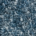 thumbnail image 6 of SAFAVIEH Rio Kynaston Solid Polyester Shag Area Rug, Navy/Ivory, 2'6" x 4', 6 of 7