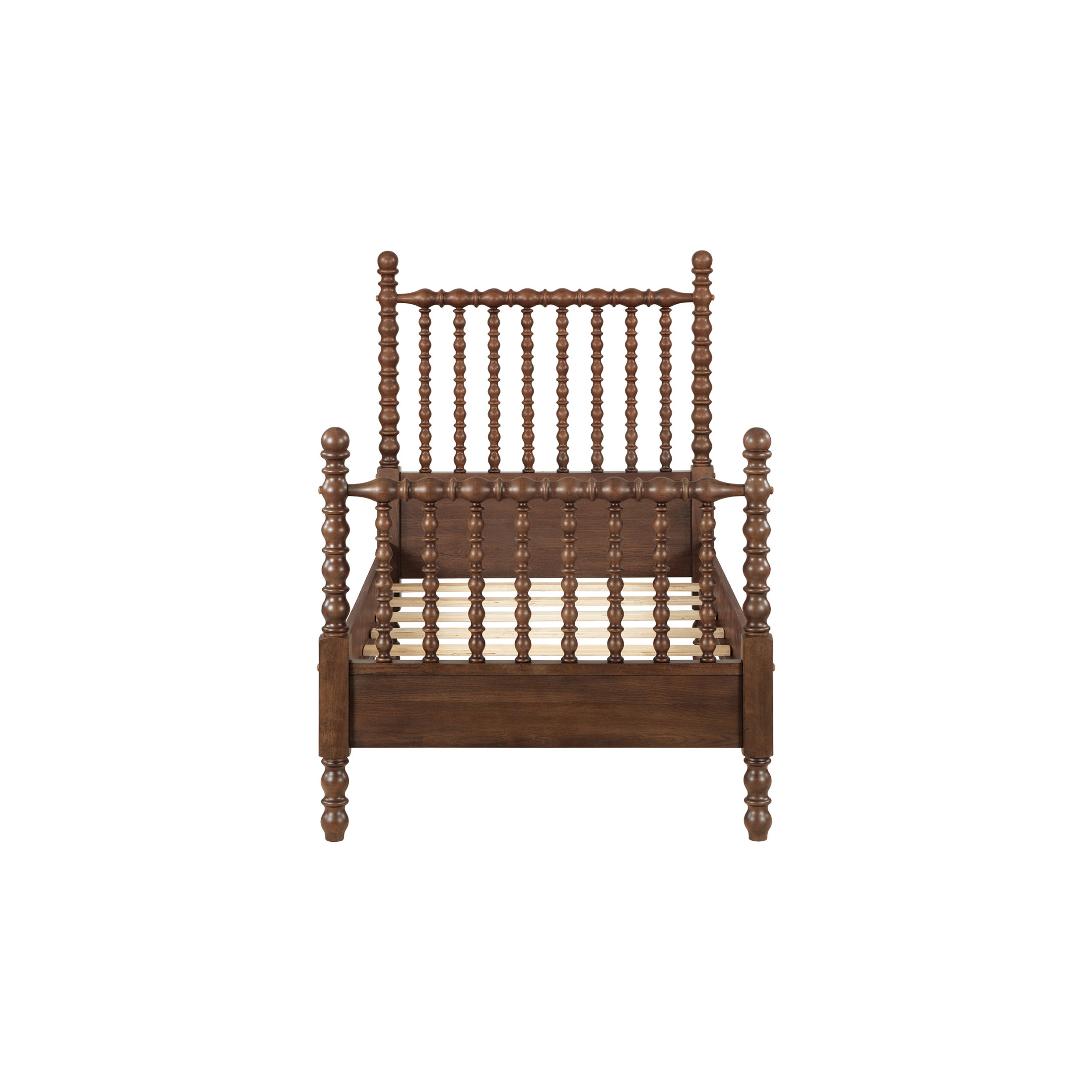 The Pioneer Woman Harper Twin Spindle Bed, Brown photo 8