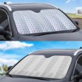 thumbnail image 4 of Car Front Sun Visor Thick Laser Sun Visor Summer Sun Protection And Heat Insulation Car Sun Visor, 4 of 5