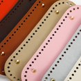 thumbnail image 3 of Base de bolso tejida para bricolaje, hardware para equipaje, 26 x 8 cm, parte inferior de bolso, placa inferior de cuero para bolso hecha a mano, 3 of 5
