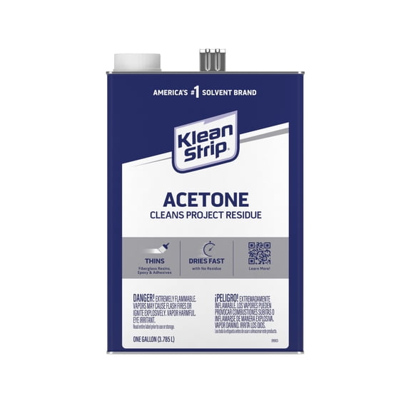 Klean Strip Cleans Project Residue Acetone , 1 Gallon