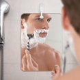 thumbnail image 4 of The Shave Well Company - Espejo de Afeitar antivaho XL, Espejo de Ducha de ba&ntilde;o sin Niebla con opci&oacute;n de Mano para Hombres y Mujeres, Espejo de Ducha Colgante sin Niebla Incluye, 4 of 7