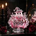 thumbnail image 6 of Halloween Acrylic Desktop Ornament, Gothic Cute Ghost Pumpkin Rotating Stand Tabletop Standee Tiered Tray Decor for Holiday Desk Party Shelf Farmhouse, 6 of 7