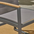 thumbnail image 6 of GDF Studio Aubery Outdoor Mesh Dining Chairs with Aluminum Frame, Set of 2, Gray, 6 of 7