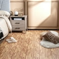 thumbnail image 4 of Gymax 24 Tiles Wood Grain EVA Foam Floor Mats Interlocking w/ Borders 24'' Natural, 4 of 10