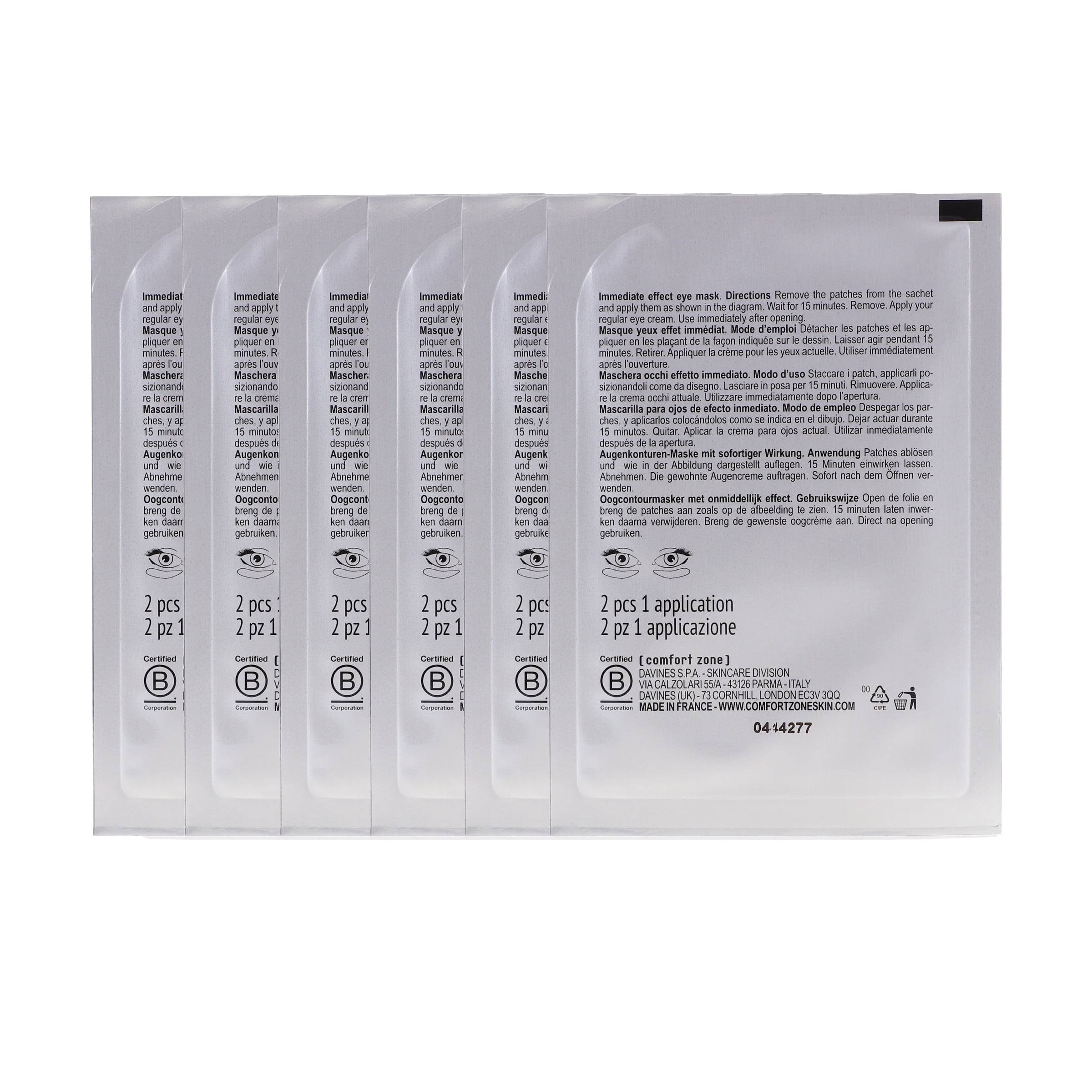 Comfort Zone Sublime Skin Eye Patch 6 Count