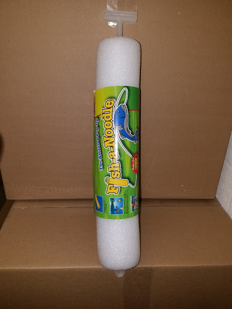 Little Stinker Amazing Pop up Fish Noodle Foam Bobber, White, Freshwater, Lake