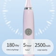 thumbnail image 7 of Byujiro Electric Toothbrush with 3 Brush Heads, 5 Cleaning Modes 20-speed Timer Toothbrush IPX7 -New, 7 of 7