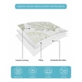 thumbnail image 5 of Quilts Twin-XL Size Bedding Set, Coastal Sage Green Lightweight Quilted Comforter, Ocean Coral Starfish Shell Modern Soft Reversible Bedspread Coverlet with Pillow Covers for All Season, 68" x 98", 5 of 7