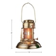 thumbnail image 6 of Kings County Tools 8” Tall Railroad-Style Oil Lamp with Brass Body, 6 of 6