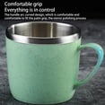 thumbnail image 4 of Bearachild Taza de café de acero inoxidable para el hogar, escuela, niños, agua resistente, leche, taza de bebida de doble capa, recipiente para Mostrada, 4 of 6