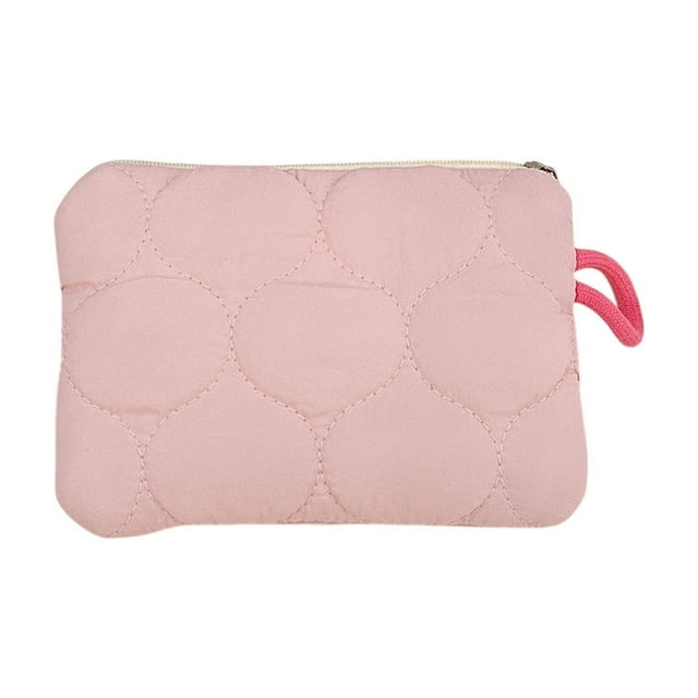 Fesfesfes Porte-Monnaie Portable pour Femmes Sac de Rangement pour Rouges à Lèvres Petite Pochette Pratique pour Usage Quotidien Format Compact Se Range dans des Sacs à Main Ou des Poches pour le Rangement
