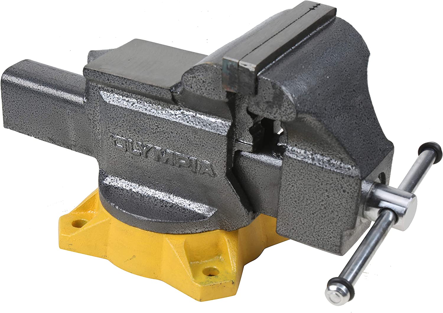 Olympia Tools 5-Inch Bench Vise - Heavy Duty Mechanic's Vise With 30,000 PSI Casting