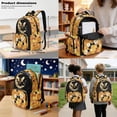 thumbnail image 3 of Kuiaobaty Daisy Bee Print Kids Backpack with Lunch Bag for Girls Insulated Lunch Box and Backpack with Bottle Holder Large Capacity School Bag Pencil Case for Travel Camping, 3 of 7