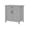 thumbnail image 1 of Bush Furniture Key West - Cupboard - 2 doors - engineered wood - cape cod gray, 1 of 12