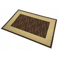 thumbnail image 4 of Meander Design Printed Slip Resistant Rubber Back Latex Runner Rug and Area Rugs 5 Color Options Available (Brown, 3'3" x 4'11"), 4 of 4